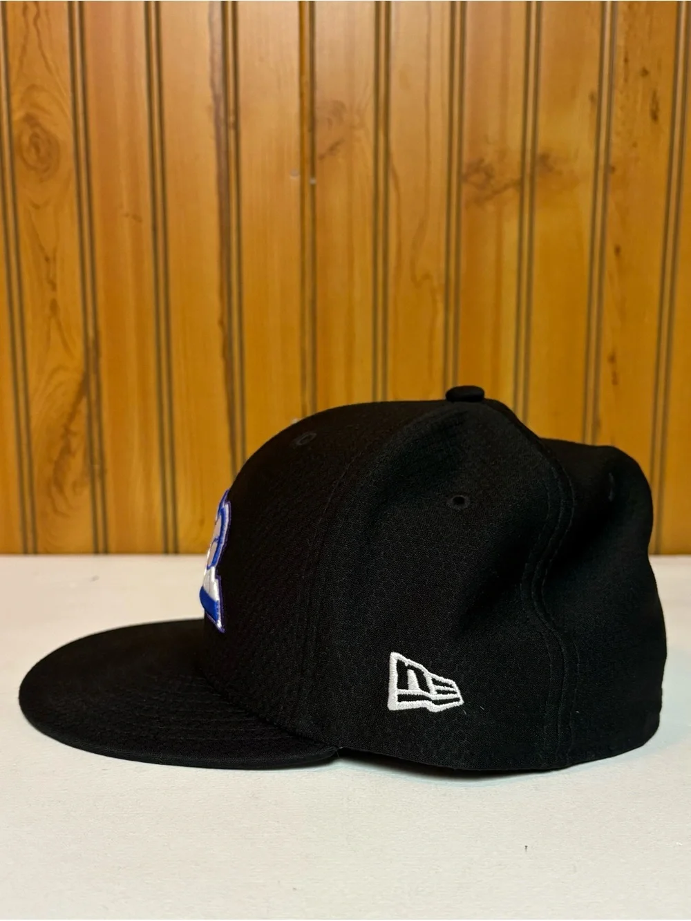 New Era Black 59FIFTY Fitted Cap with Gray Interior Tape